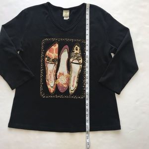 Jess & Jane Tops - Jess & Jane Black Top - Shoes Jess & Jane Tops - Jess & Jane Black Top - Shoes